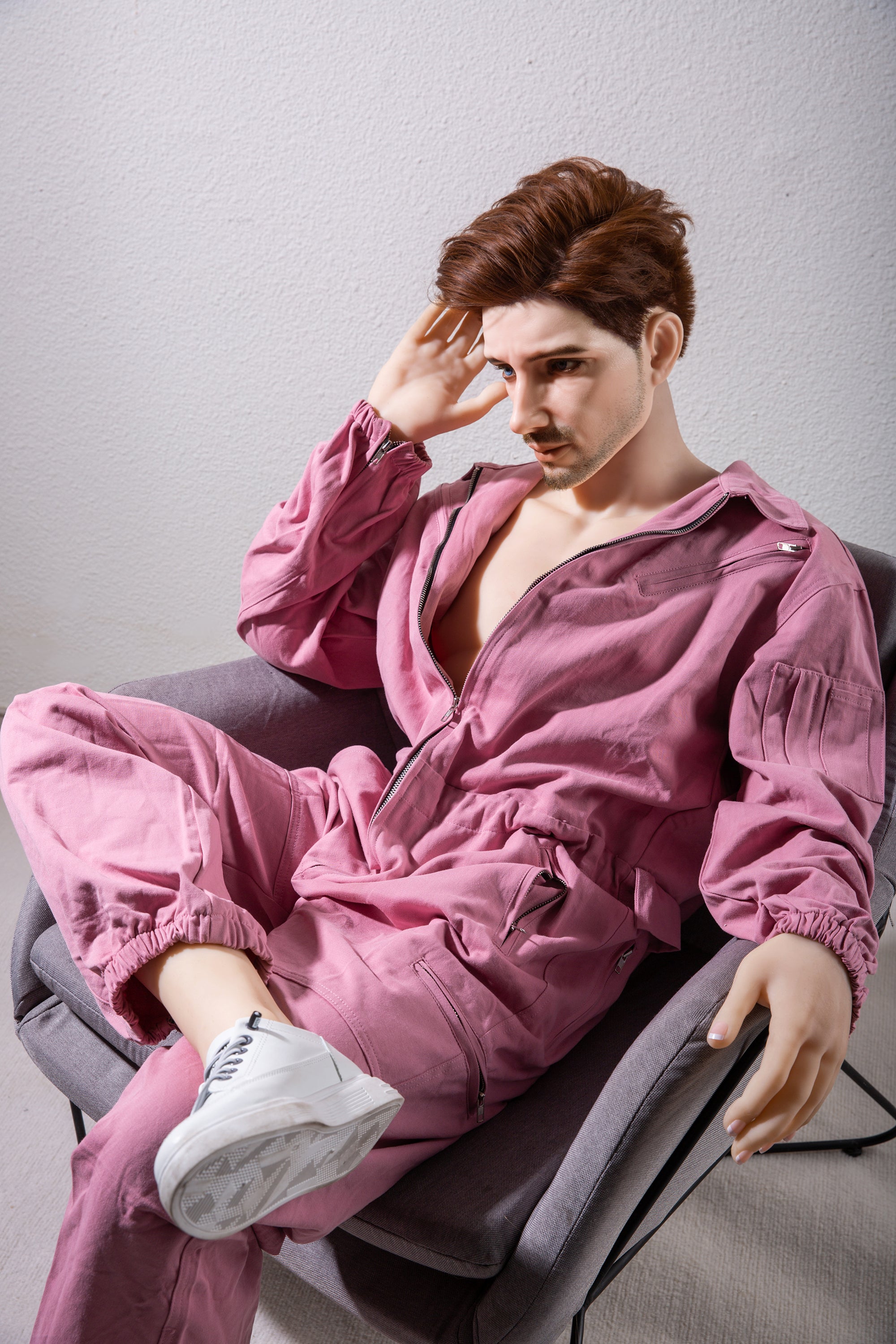 175cm/5ft9 Male Silicone Head Sex Doll – Han - Silicone Love Doll