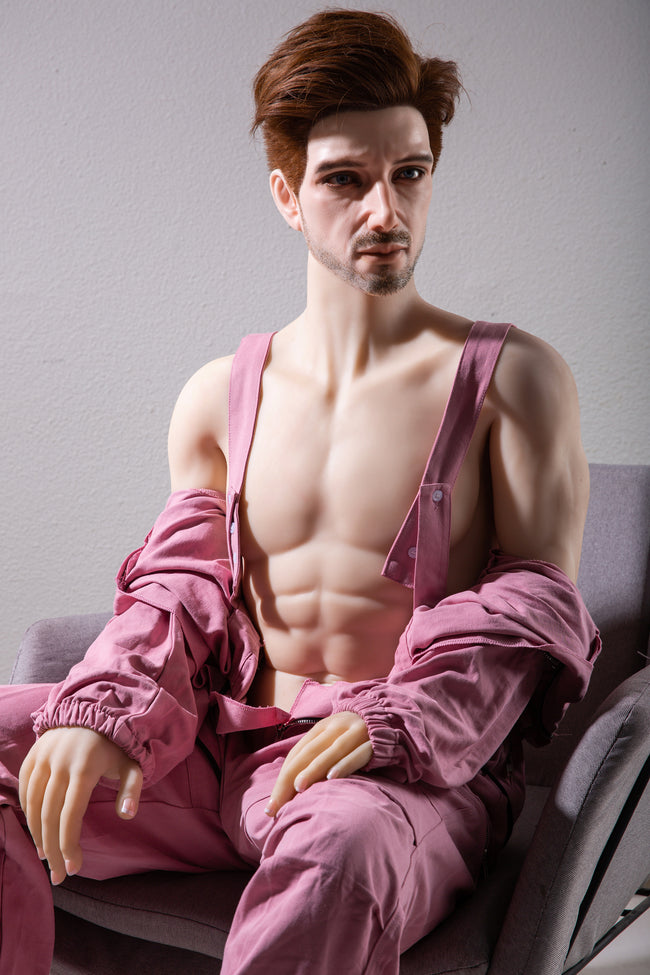 175cm/5ft9 Male Silicone Head Sex Doll – Han