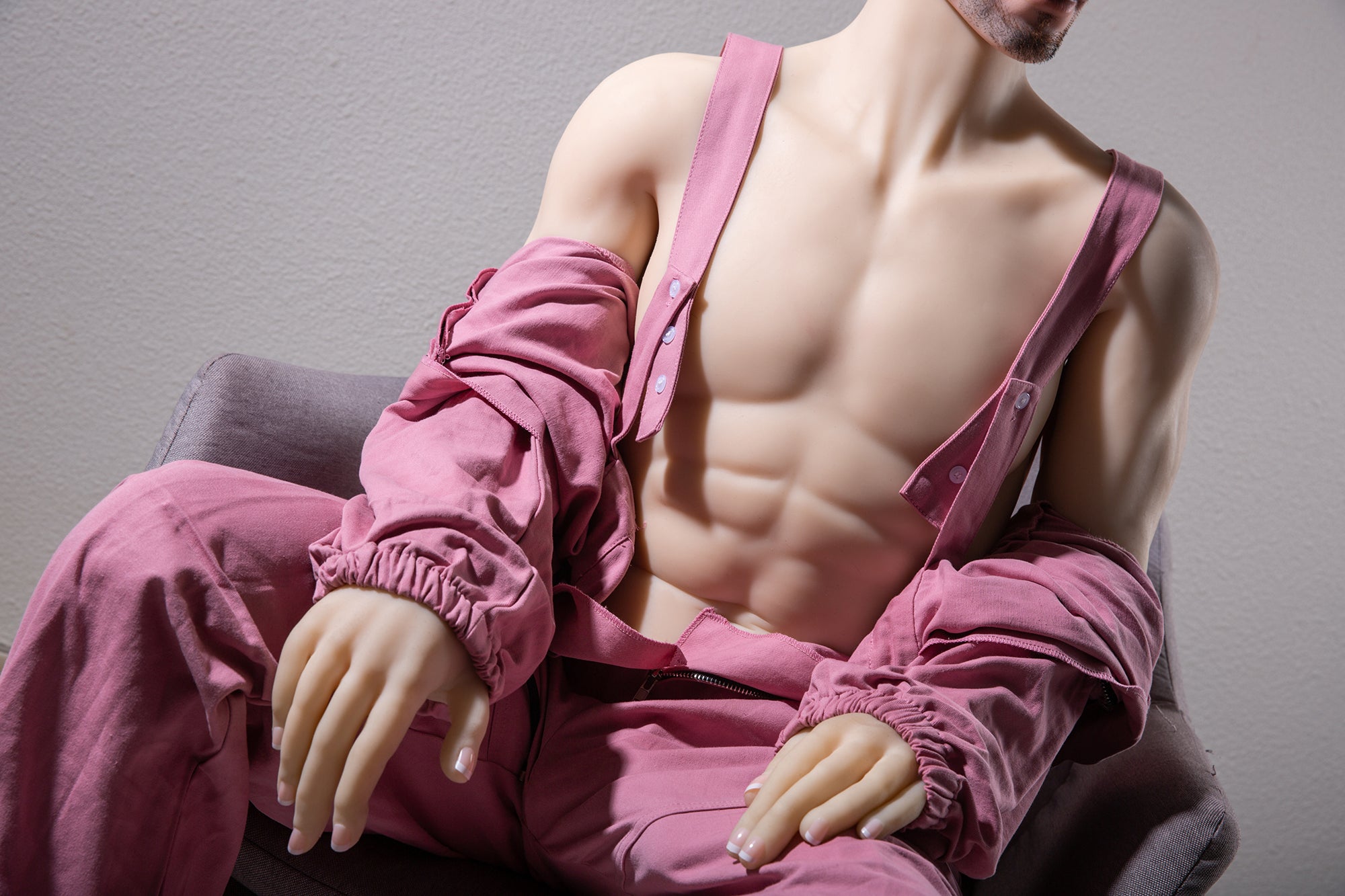 175cm/5ft9 Male Silicone Head Sex Doll – Han - Silicone Love Doll