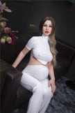 158cm (5ft2) Pregnant Silicone Sex Doll Pearl - My Store