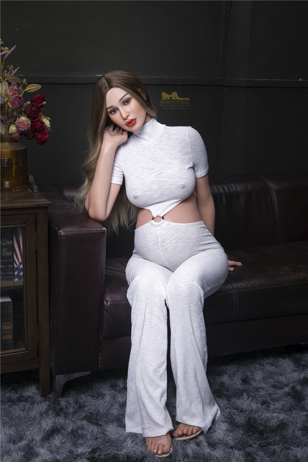 158cm (5ft2) Pregnant Silicone Sex Doll Pearl - My Store