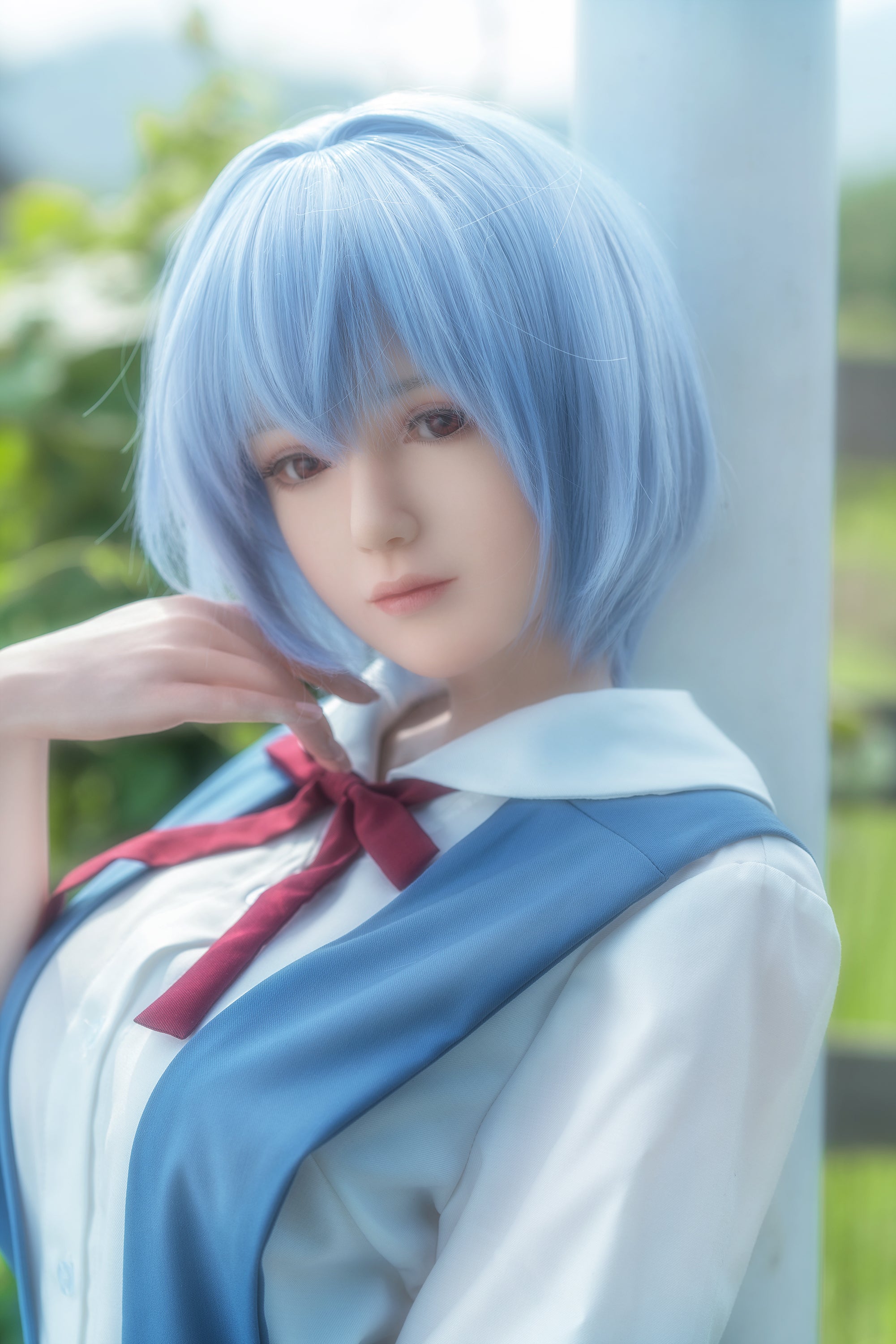 156cm5ft1 F-cup Silicone Sex Doll – Rei Ayanami - My Store