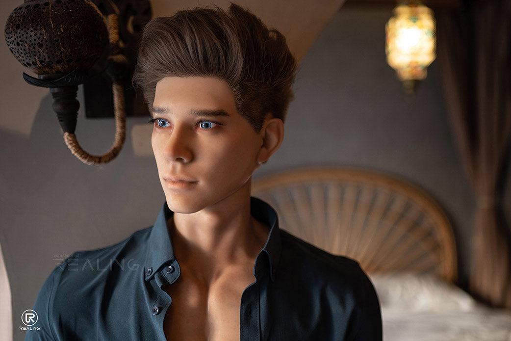 175cm/5ft9 Male Silicone Head Sex Doll – Ronin - Silicone Love Doll